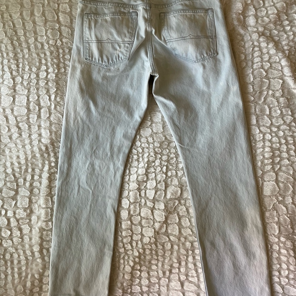 DENIM & SUPPLY RALPH LAUREN: Men’s white washed semi distressed jeans W34XL34. - Picture 6 of 11